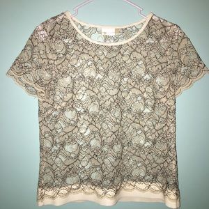 sheer lace top